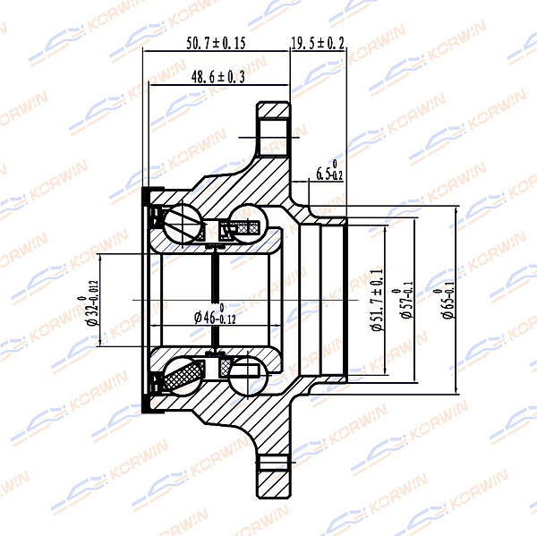 ступица колеса korwin kwah0003 оптом от производителя по низким ценам